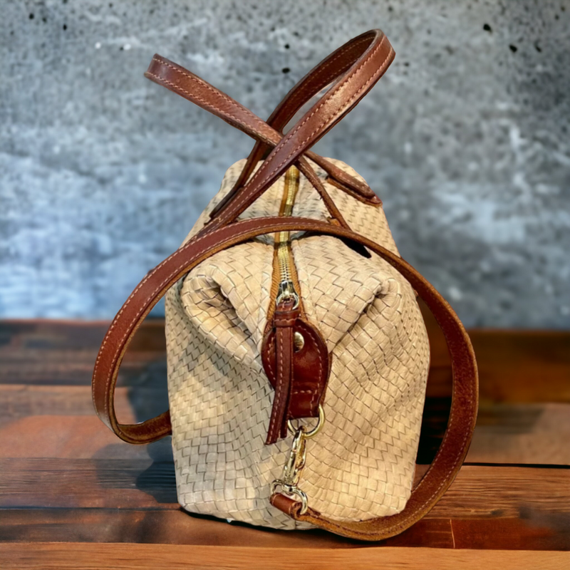 Petra Small bag in woven calfskin