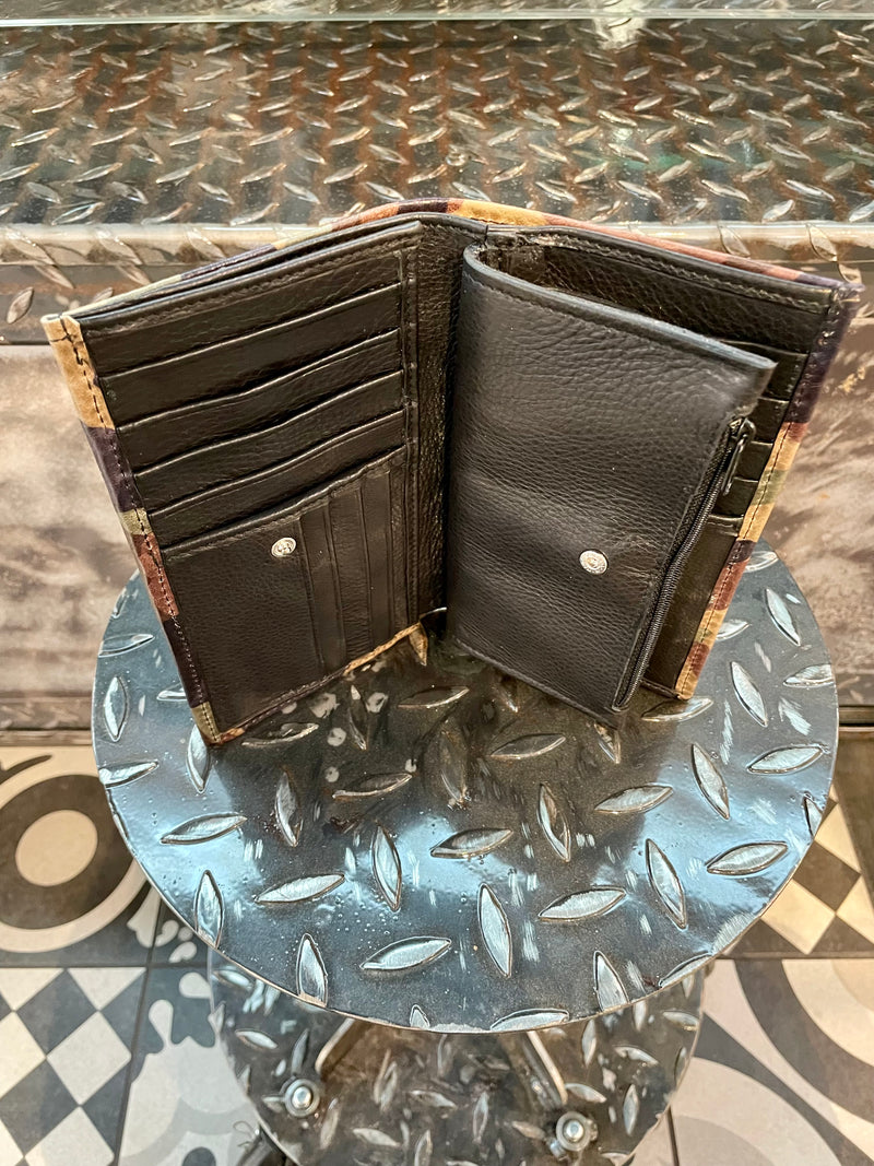 Handmade wallet, with coin purse