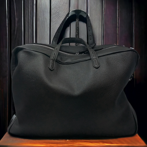 Greased calfskin bag col. Brown